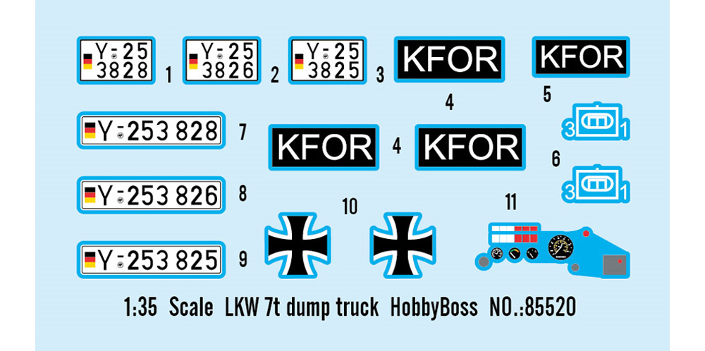 ドイツ陸軍 7t ダンプトラック プラモデル (ホビーボス 1/35 ファイティングビークル シリーズ No.85520) 商品画像_2