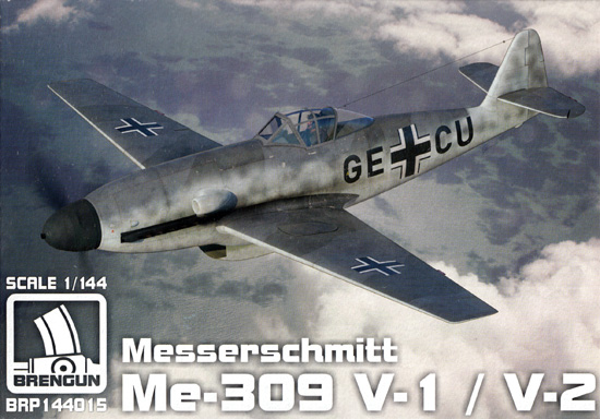 メッサーシュミット Me309V1/V2 プラモデル (ブレンガン 1/144 Plastic kits (プラスチックキット) No.BRP144015) 商品画像