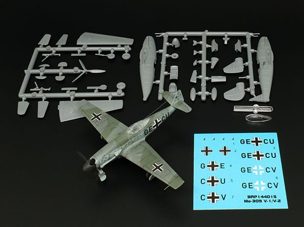 メッサーシュミット Me309V1/V2 プラモデル (ブレンガン 1/144 Plastic kits (プラスチックキット) No.BRP144015) 商品画像_1