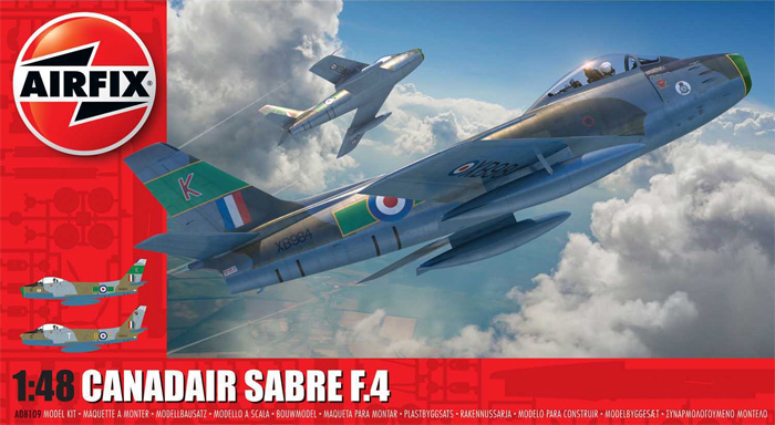 カナディア セイバー F.4 プラモデル (エアフィックス 1/48 ミリタリーエアクラフト No.A08109) 商品画像