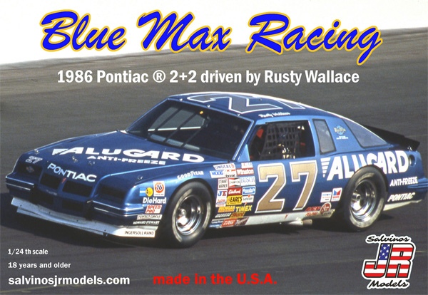 1986 ポンティアック グランプリ 2+2 エアロクーペ ＃27 ラスティ・ウォレス プラモデル (Salvinos JR Models NASCAR No.BMGP1986B) 商品画像