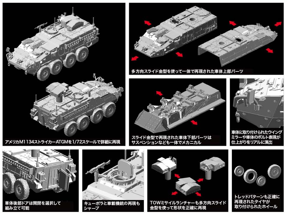 M1134 ストライカー ATGM プラモデル (ドラゴン 1/72 ARMOR PRO (アーマープロ) No.7685) 商品画像_2