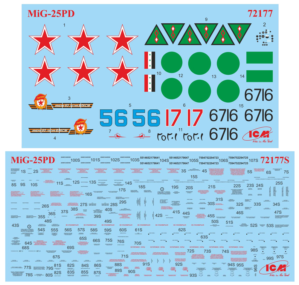 MiG-25PD プラモデル (ICM 1/72 エアクラフト プラモデル No.72177) 商品画像_1