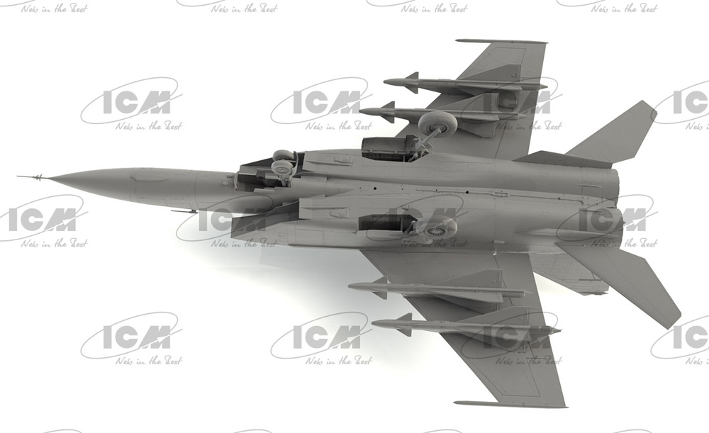 MiG-25PD プラモデル (ICM 1/72 エアクラフト プラモデル No.72177) 商品画像_3