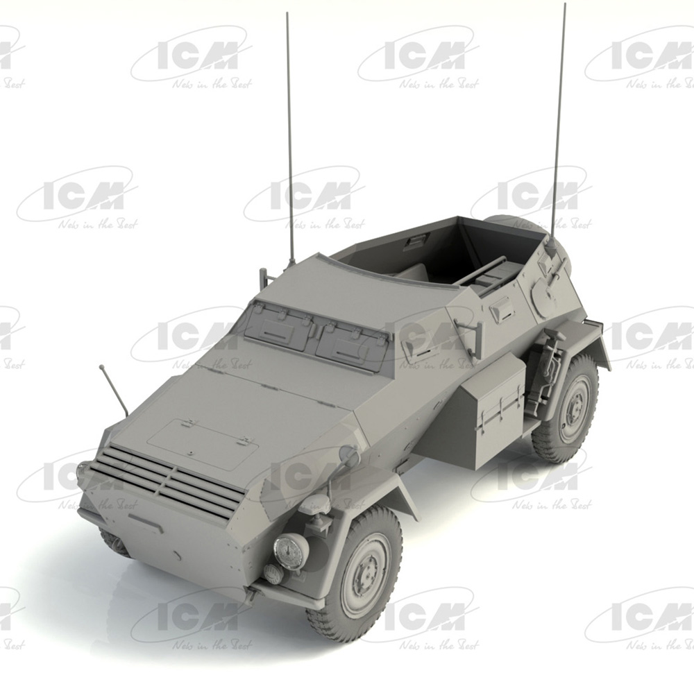 ドイツ Sd.Kfz.247 Ausf.B w/クルー プラモデル (ICM 1/35 ミリタリービークル・フィギュア No.35111) 商品画像_2