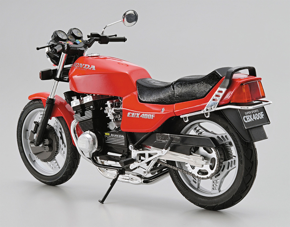 ホンダ NC07 CBX400F モンツァレッド '81 カスタムパーツ付き プラモデル (アオシマ ザ バイク No.048) 商品画像_3