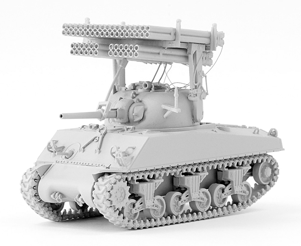 M4A3 シャーマン カリオペ プラモデル (LEXA MODELS 1/72 HYBRID KIT (LEXA MODELS×DRAGON) No.001) 商品画像_2