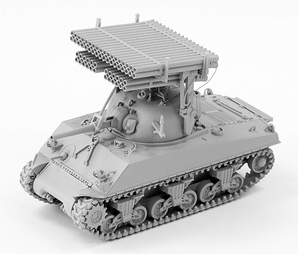 M4A3 シャーマン カリオペ プラモデル (LEXA MODELS 1/72 HYBRID KIT (LEXA MODELS×DRAGON) No.001) 商品画像_3