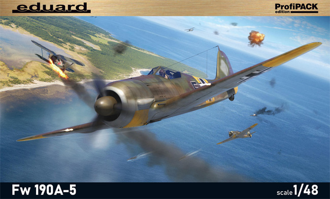 フォッケウルフ Fw190A-5 プラモデル (エデュアルド 1/48 プロフィパック No.82149) 商品画像