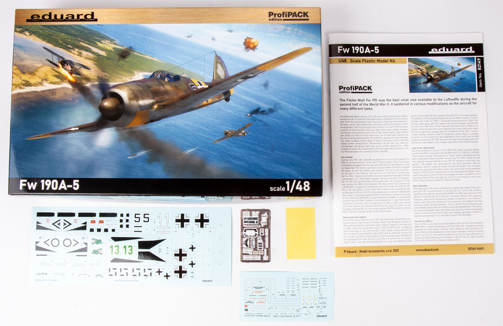 フォッケウルフ Fw190A-5 プラモデル (エデュアルド 1/48 プロフィパック No.82149) 商品画像_1