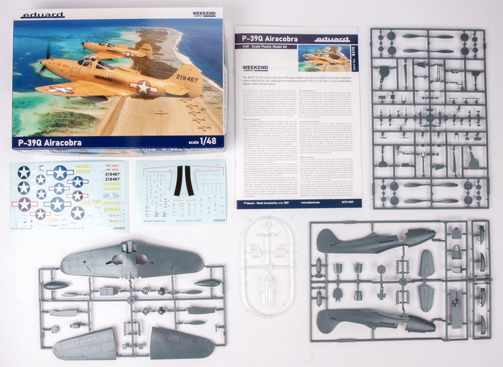 P-39Q エアコブラ プラモデル (エデュアルド 1/48 ウィークエンド エディション No.8470) 商品画像_1