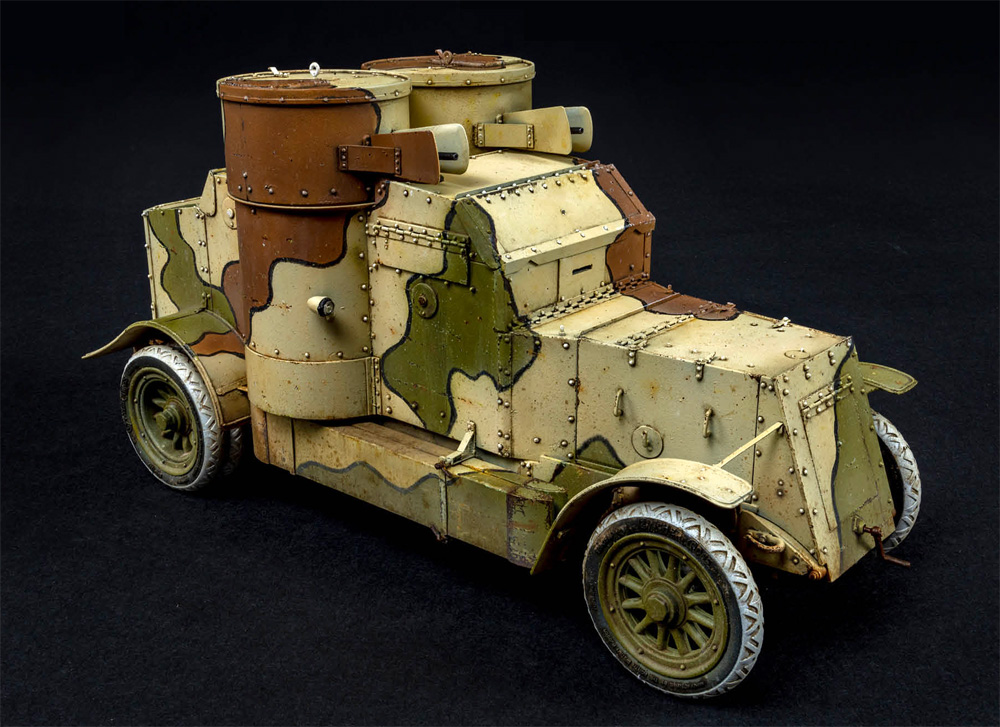 オースチン装甲車 日本帝国陸軍仕様 1918年製 インテリアキット プラモデル (ミニアート WW1 ミリタリーミニチュア No.39019) 商品画像_2