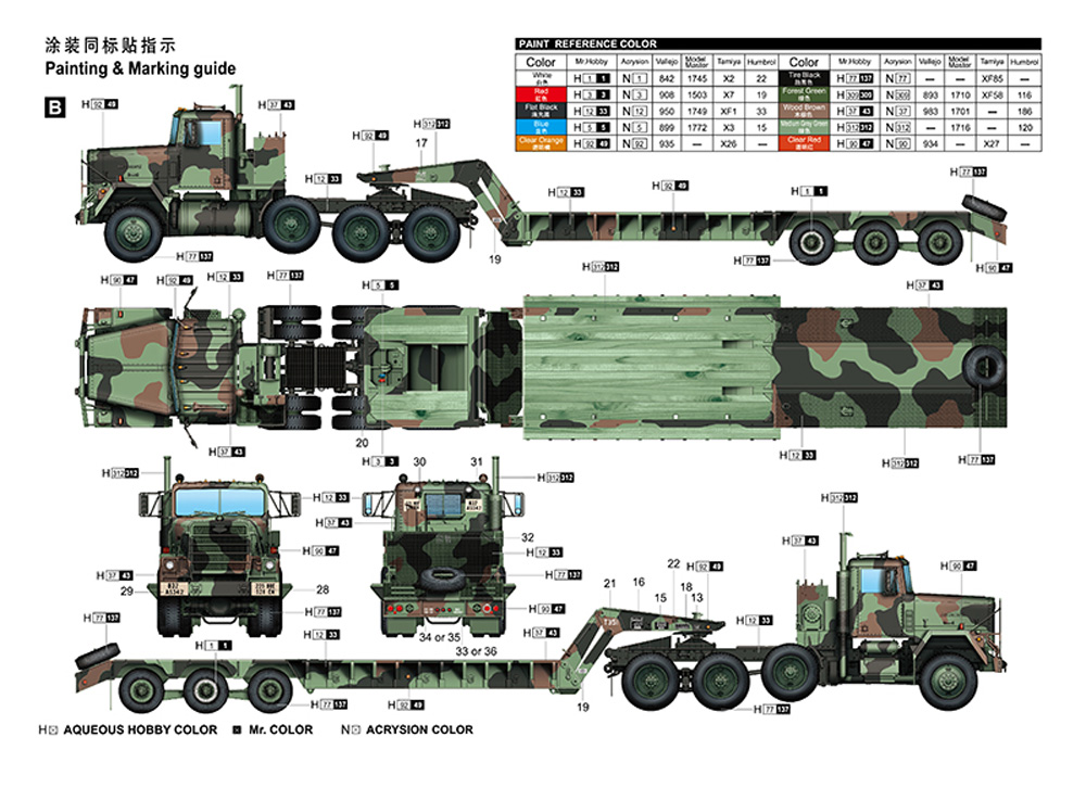 M920 トラクター / M870A1 セミトレーラー プラモデル (トランペッター 1/35 AFVシリーズ No.01078) 商品画像_2