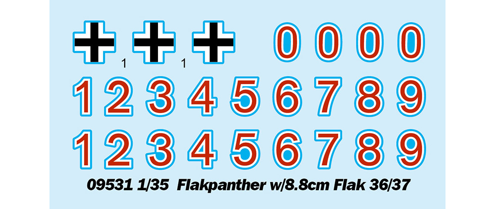 ドイツ軍 フラックパンター 88mm Flak36/37 プラモデル (トランペッター 1/35 AFVシリーズ No.09531) 商品画像_2