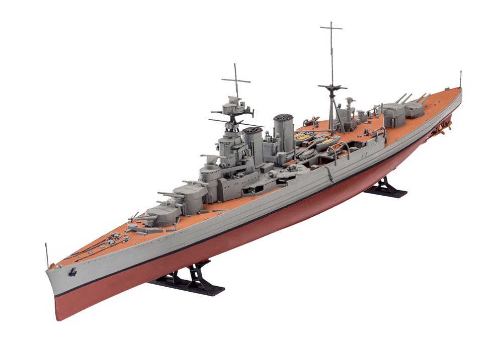 HMS フッド vs ビスマルク 80周年記念 バトルセット プラモデル (レベル 1/700 艦船モデル No.05174) 商品画像_3