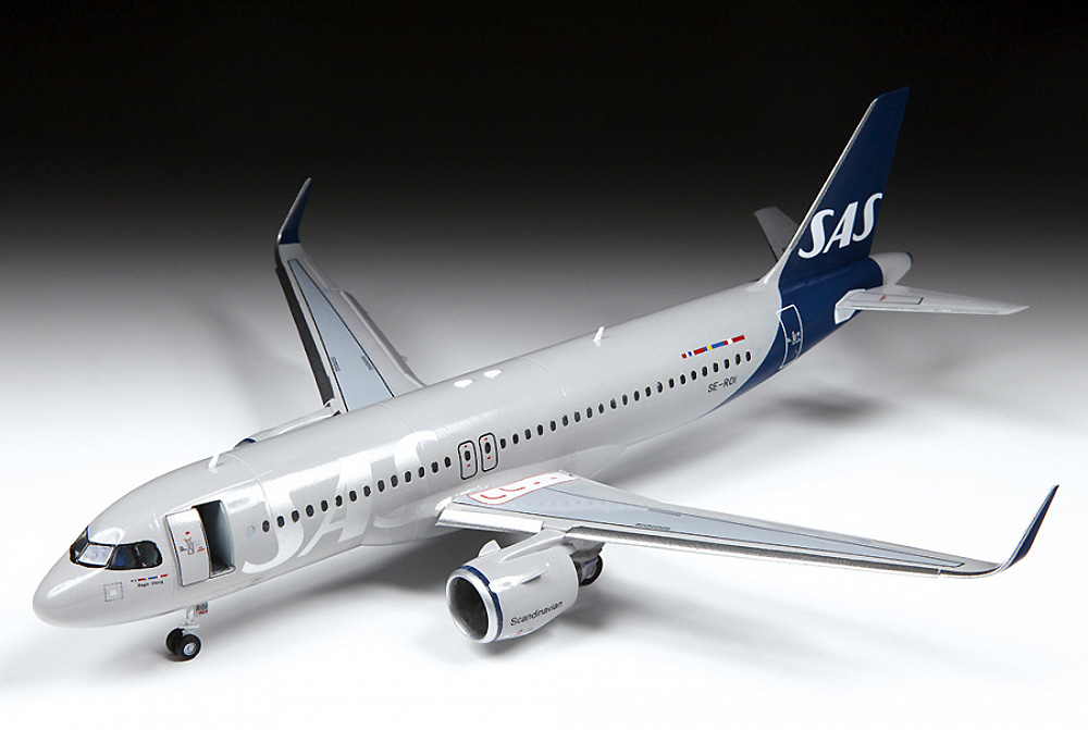 エアバス A320neo プラモデル (ズベズダ 1/144 エアモデル No.7037) 商品画像_1