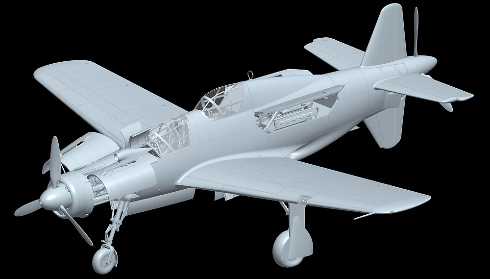 ドルニエ Do335A-10 練習機 プラモデル (HKモデル 1/32 エアクラフト No.01E009) 商品画像_2