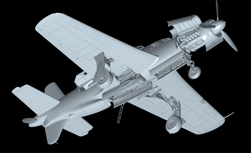 ドルニエ Do335A-10 練習機 プラモデル (HKモデル 1/32 エアクラフト No.01E009) 商品画像_3