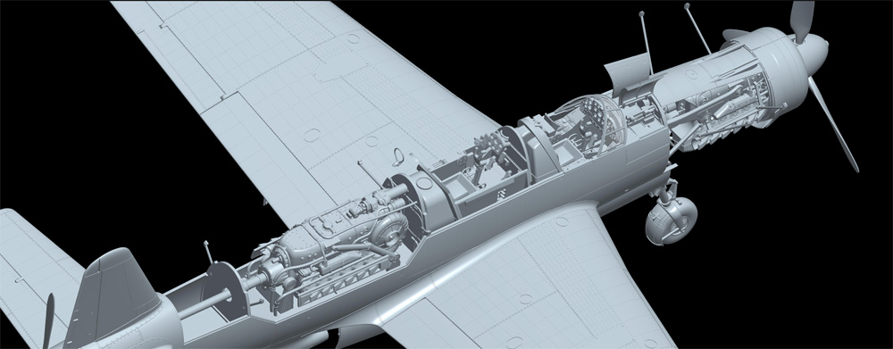 ドルニエ Do335A-10 練習機 プラモデル (HKモデル 1/32 エアクラフト No.01E009) 商品画像_4