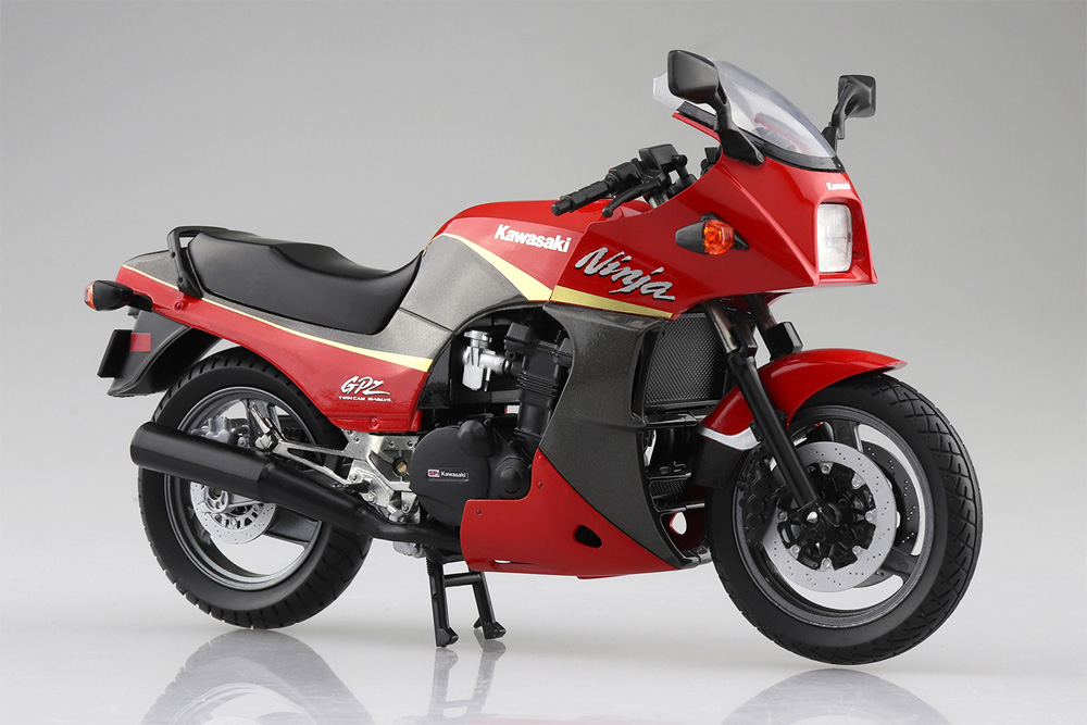 カワサキ GPz900R 赤/灰 完成品 (アオシマ 1/12 完成品バイクシリーズ No.110782) 商品画像_1