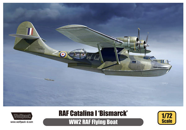 イギリス空軍 カタリナ Mk.1 ビスマルク追撃戦 プラモデル (ウルフパック ウルフパックデザイン プレミアムエディションキット No.WP17208) 商品画像