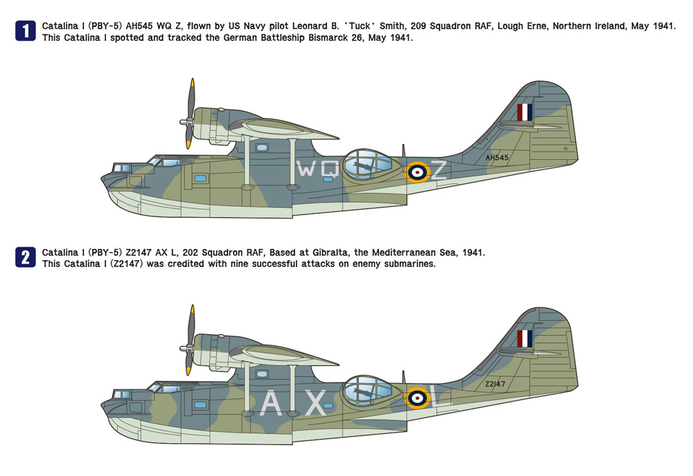 イギリス空軍 カタリナ Mk.1 ビスマルク追撃戦 プラモデル (ウルフパック ウルフパックデザイン プレミアムエディションキット No.WP17208) 商品画像_2