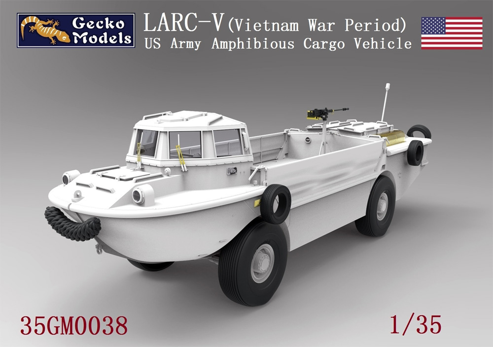 LARC-V アメリカ陸軍 水陸両用貨物輸送車 (ベトナム戦争) (プラモデル) (ゲッコーモデル 1/35 ミリタリー No.35GM0038) 商品画像_2