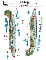HAD MODELS 1/48 デカール L-29 デルフィン ハンガリー空軍 ペイントスキーム 1973-1977年