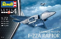 レベル 1/72 Aircraft F-22A ラプター