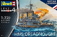 レベル 1/350 艦船モデル HMS ドレッドノート