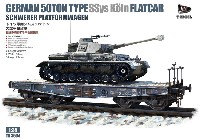 ティーモデル 1/35 ミリタリー プラモデル ドイツ 軍用 シムス 50トン 大型平台貨車 ゴールデンオークリーフセット