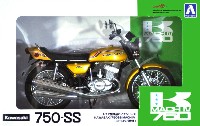 アオシマ 1/12 完成品バイクシリーズ カワサキ 750SS マッハ IV (ヨーロッパ仕様) キャンディーゴールド