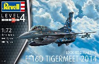 レベル 1/72 Aircraft F-16D ファイティングファルコン タイガーミート 2014