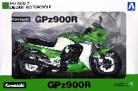 アオシマ 1/12 完成品バイクシリーズ カワサキ GPz900R ライムグリーン