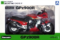 アオシマ 1/12 完成品バイクシリーズ カワサキ GPz900R 赤/灰