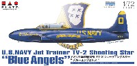 プラッツ 1/72 プラスチックモデルキット アメリカ海軍練習機 TV-2 シューティングスター ブルーエンジェルス