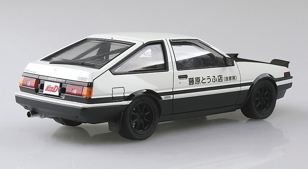 藤原拓海 AE86 トレノ 第37巻仕様 プラモデル (アオシマ 1/24 頭文字D （イニシャルD） No.006) 商品画像_3