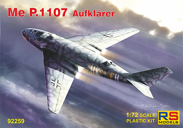 メッサーシュミット P.1107 長距離ジェット爆撃機 KG40 1946 プラモデル (RSモデル 1/72 エアクラフト プラモデル No.92259) 商品画像