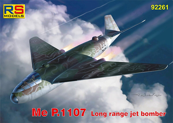 メッサーシュミット P.1107 長距離ジェット爆撃機 KG54 1946 プラモデル (RSモデル 1/72 エアクラフト プラモデル No.92261) 商品画像