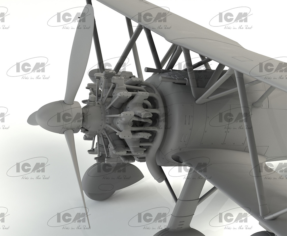 フィアット CR.42AS WW2 イタリア 戦闘爆撃機 プラモデル (ICM 1/32 エアクラフト No.32023) 商品画像_4