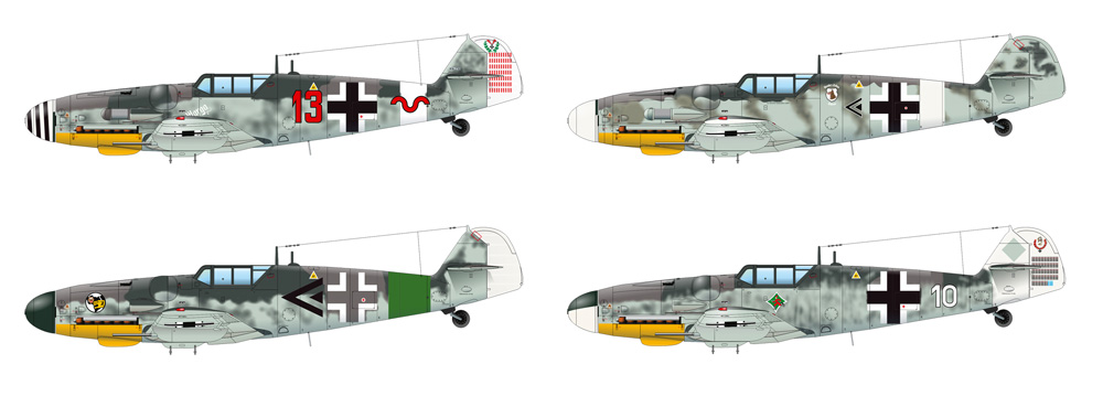 メッサーシュミット Bf109G-6 プラモデル (エデュアルド 1/48 ウィークエンド エディション No.84173) 商品画像_4