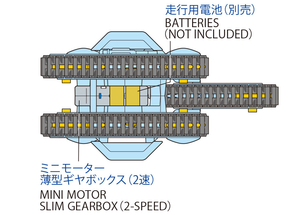 トリプルクローラー 工作セット 工作キット (タミヤ 楽しい工作シリーズ No.70243) 商品画像_2