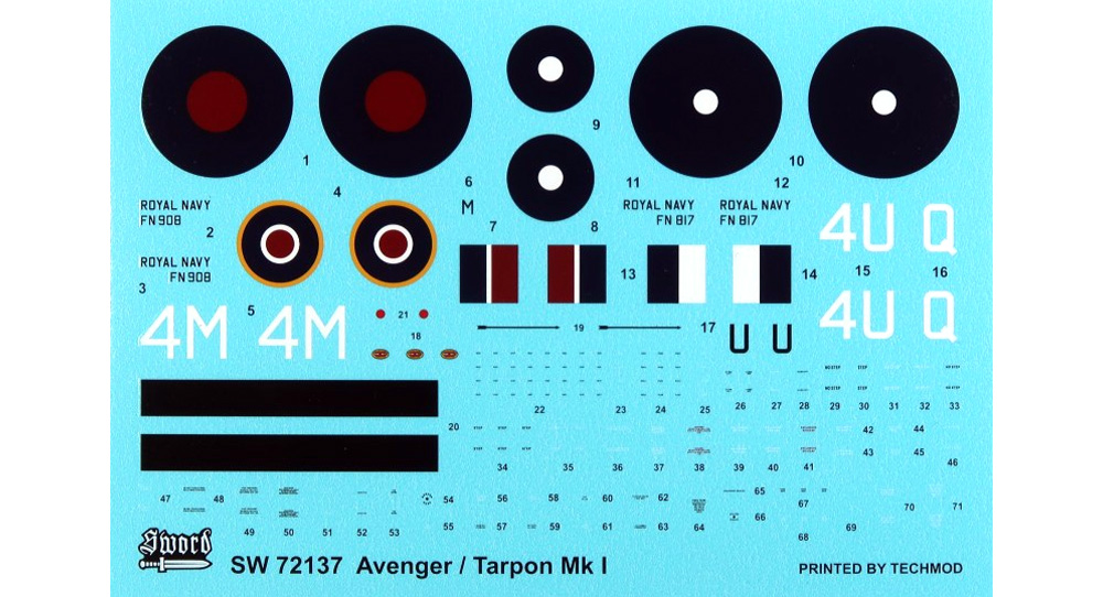 アベンジャー / ターポン Mk.1 プラモデル (ソード 1/72 エアクラフト プラモデル No.SW72137) 商品画像_1