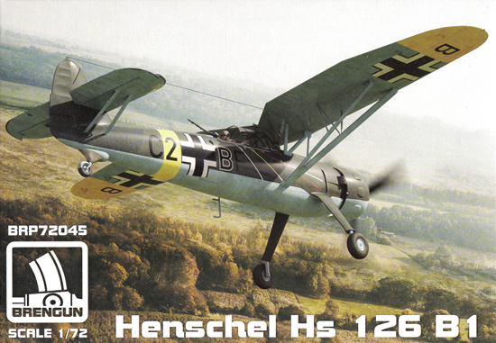 ハインケル Hs126B-1 プラモデル (ブレンガン 1/72 Plastic kits No.BRP72045) 商品画像