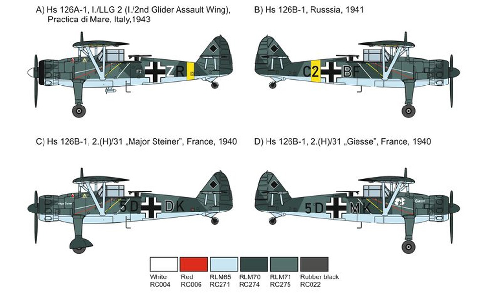 ハインケル Hs126B-1 プラモデル (ブレンガン 1/72 Plastic kits No.BRP72045) 商品画像_2