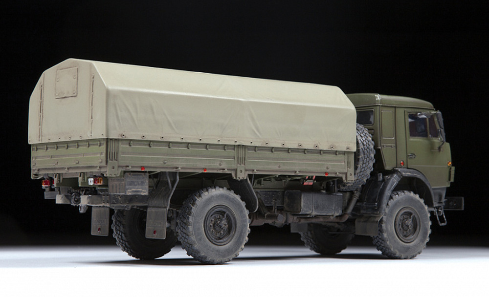 ロシア 軍用トラック K-4350 プラモデル (ズベズダ 1/35 ミリタリー No.3692) 商品画像_3