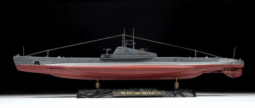 ソビエトWW2 潜水艦 シチューカ級 (SHCH) プラモデル (ズベズダ 1/144 ミリタリー No.9041) 商品画像_2