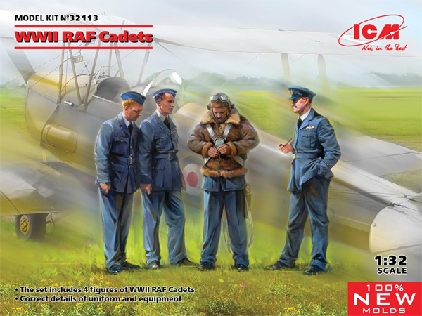 WW2 イギリス空軍 士官候補生 プラモデル (ICM 1/32 エアクラフト No.32113) 商品画像