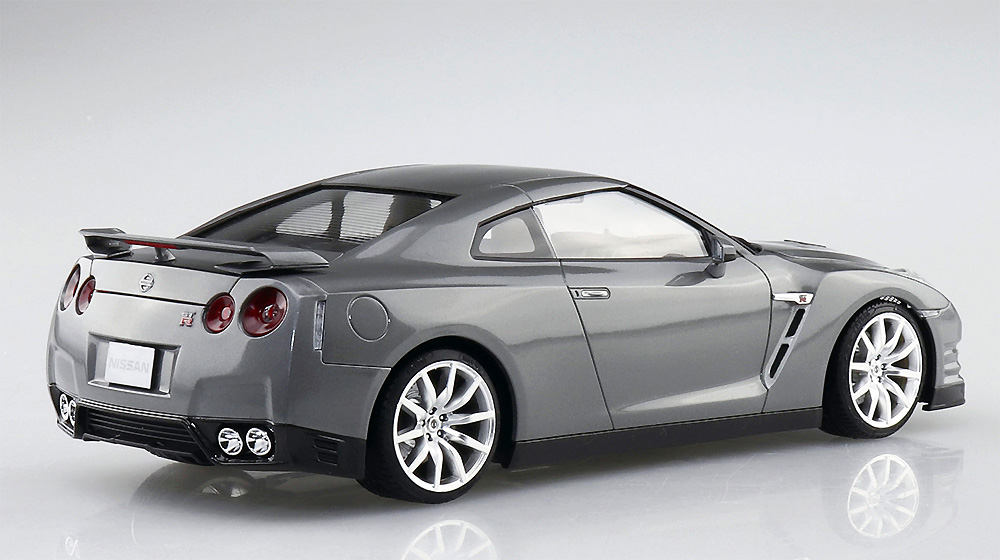 ニッサン R35 GT-R '14 ダークメタルグレー プラモデル (アオシマ 1/24 プリペイントモデル シリーズ No.002-B) 商品画像_3