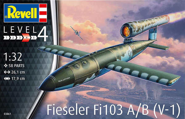 フィーゼラ Fi103A/B (V-1) プラモデル (レベル 1/32 Aircraft No.03861) 商品画像
